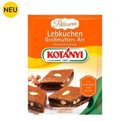 Kotanyi Lebkuchen Grossmutter Art Zeltengewürz 27 g - 3 Varianten 1-6 Stck.