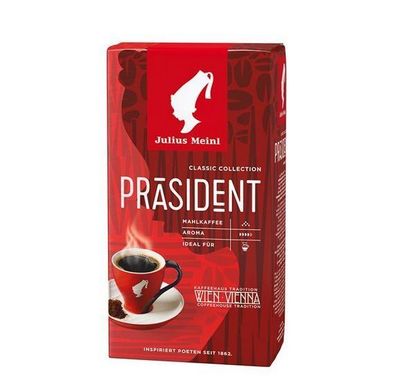 Julius Meinl Präsident Kaffee gemahlen 500g - Varianten 1-6 Stck.