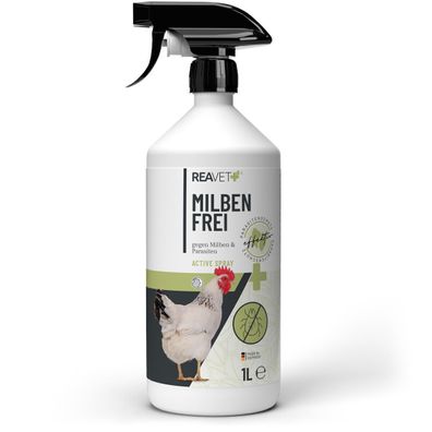 REAVET Milbenspray für Hühner 1L - Milbenmittel gegen Milben & Parasiten
