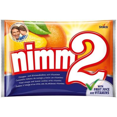 Nimm 2 - Orangen und Zitronenbonbons mit Vitaminen 1KG (1.000g) - 3 Varianten