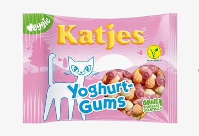 Katjes Yoghurt-Gums Fruchtgummi 200g Vegan ohne Palmöl