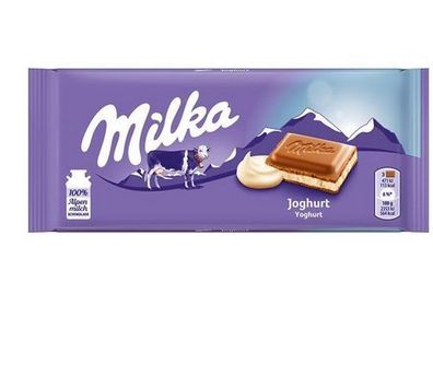 Milka Joghurt Alpenmilch Schokolade verfeinert Joghurt Füllung 4 Varianten
