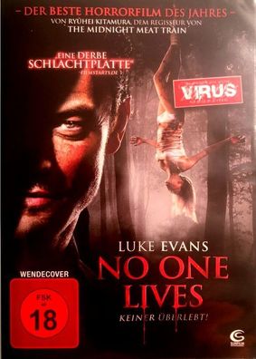 NO ONE LIVES Keiner überlebt Derber Slasher Luke Evans DVD NEU OVP