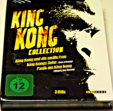 KING KONG Collection mit Robert Armstrong von 1933 und 1949- 3er DVD/ NEU/ OVP