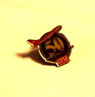 LTU 50 Jahre 1955-2005 Promo Pinback Knopf Button