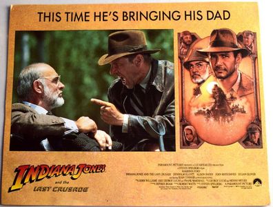 Indiana Jones Last Crusade Harrison Ford KINO Aushangfoto UK Kino Motive 2