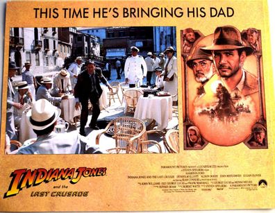 Indiana Jones Last Crusade Harrison Ford KINO Aushangfoto UK Kino Motive 5