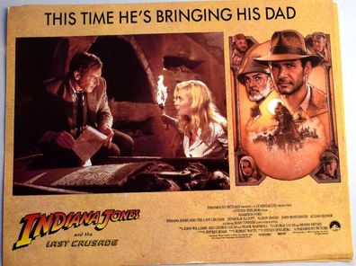 Indiana Jones Last Crusade Harrison Ford KINO Aushangfoto UK Kino Motive 7