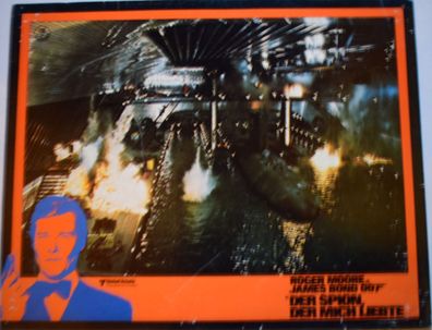 James Bond Roger Moore Der Spion der mich Liebte Kinoaushangfoto 30x24cm 10