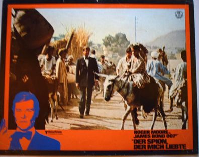 James Bond Roger Moore Der Spion der mich Liebte Kinoaushangfoto 30x24cm 6