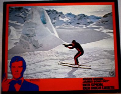 James Bond Roger Moore Der Spion der mich Liebte Kinoaushangfoto 30x24cm 8