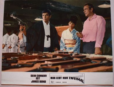 James Bond Sean Connery Man lebt nur Zweimal Kinoaushangfoto 30x24cm 3