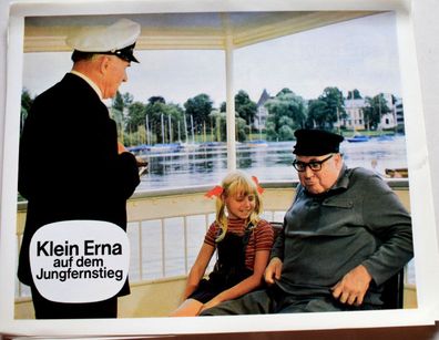 Klein Erna auf den Jungfernsteg Heinz Erhardt Kinoaushangfoto 30x24cm 6