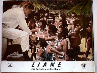 Liane Das Mädchen aus dem Urwald Marion Michael Original Kinoaushangfoto 30x24cm 3