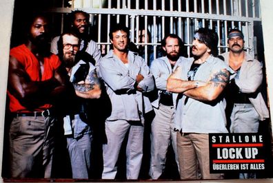 Lock Up Sylvester Stallone Überleben ist Alles Kinoaushangfoto 30x24cm 7