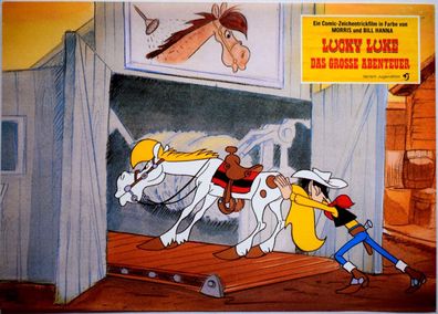 Lucky Luke Das große Abenteuer - Original Kinoaushangfoto 30x24cm Motive 8