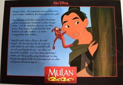 Mulan Walt Disney Original Kinoaushangfoto 30x24cm 1