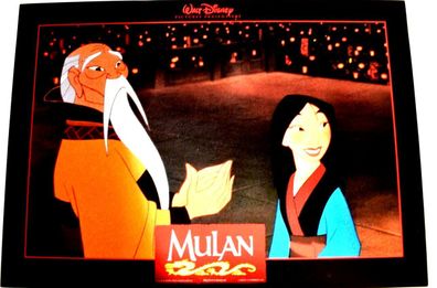 Mulan Walt Disney Original Kinoaushangfoto 30x24cm 2