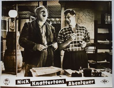 Nick Knattertons Abenteuer Karl Liefen Original Kinoaushangfoto 30x24cm 23