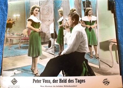 Peter Voss, der Held des Tages O.W. Fischer Kinoaushangfoto 30x24cm 7