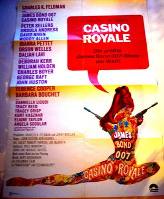 James Bond 007 Casino Royale Filmposter A 1 Original Kinoplakat 60/84