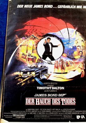 James Bond 007 Der Hauch des Todes Filmposter A 1 Original Kinoplakat 60/84