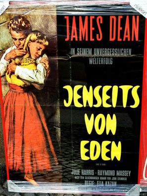 Jenseits von Eden - Austellungsplakat Gerahmt ca. 60 x 80cm - Original Cinema