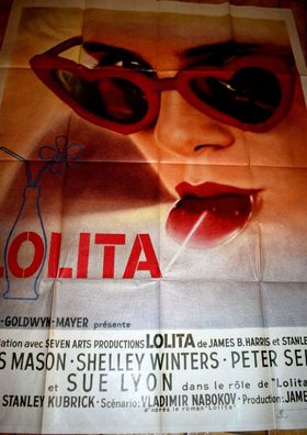 Lolita James Mason Shelley Winters A0 157 x 116,5cm