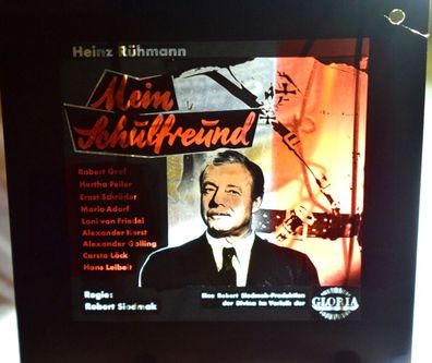 Mein Schulfreund Original Kino-Dia / Film-Dia / Diacolor / Heinz Rühmann