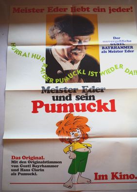 Meister Eder und sein Pumuckl EA 1982 Filmposter A 1 Kinoplakat - ca. 60 x 84cm 2