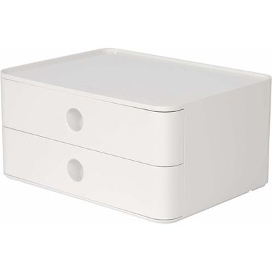 HAN Schubladenbox Smart Box Allison weiß DIN A5 mit 2 Schubladen