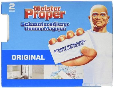 Meister Proper Schmutzradierer (2Er Pack) Original, Radierschwamm Für Strahlend