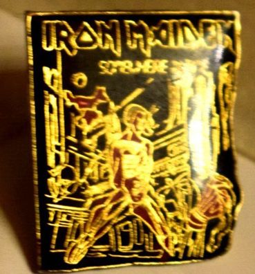 Iron Maiden Emaille-Pin-Abzeichen Somewhere in Time Anstecker, Button, Metall