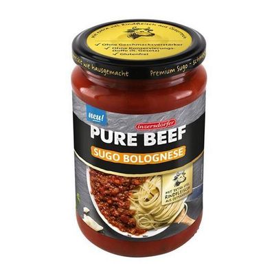 Inzersdorfer Pure Beef Sugo Bolognese mit Rindfleisch aus Österreich 400g