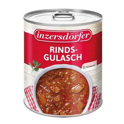 Inzersdorfer Rindsgulasch 800g - 4 Varianten/ Stückzahlen