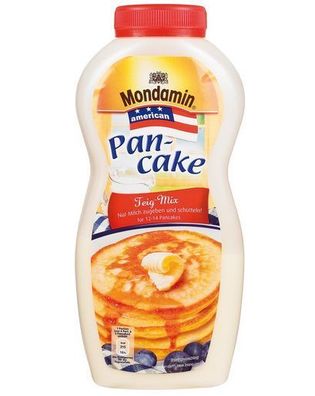 Mondamin Teig Mix Pancake Pfannkuchen Shaker Teigmischung 215g