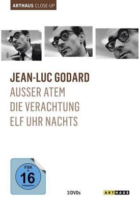 Jean-Luc Godard - Arthaus Close-Up [3 DVDs] mit Ausser Atem, Die Verachtung OVP