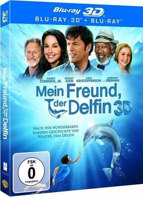 Mein Freund, der Delfin mit ?Morgan Freeman, Ashley Judd, NEU/ OVP/ Bluray 3D