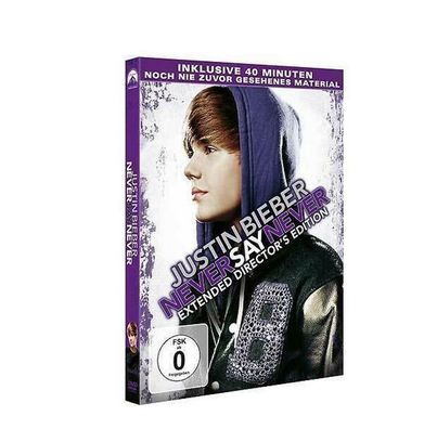 Never Say Never ?mit Justin Bieber, Miley Cyrus DVD/ NEU/ OVP