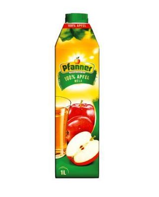 Naturtrüber Apfelsaft 100% Saft von Pfanner aus Österreich je 2 L - 3 Varianten