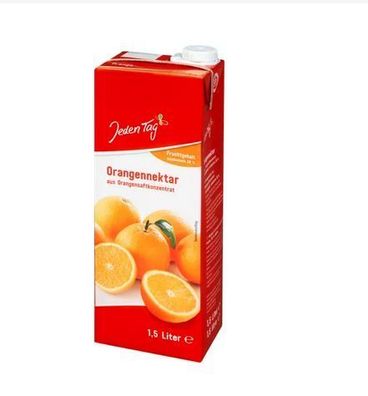 Orangennektar Orangensaft 50% 1,5 Liter - Jeden Tag Österreichische Qualität