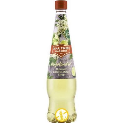 Mautner Markhof Holunder-Limette-Minze Sirup Hugolunder -