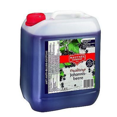 Mautner Markhof Johannisbeere Sirup 5l Kanister - 2 Varianten/ Stückzahl