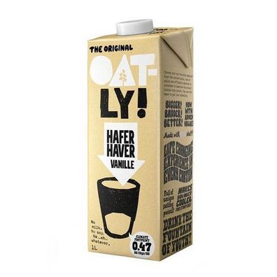 Oatly Haferdrink Vanille 1L - Frei von Milch und Soja - 100% vegan -