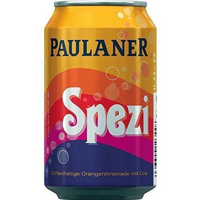 Paulaner Spezi 0,33L Dose, 12 oder 24er Pack 2 Varianten Einwegpfand