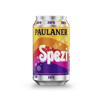 Paulaner Spezi Zero 0,33L Dose, 12 oder 24er Pack 2 Varianten Einwegpfand