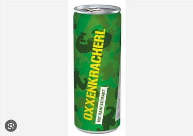 Oxxenkracherl Energydrink Hanf-Malven-Geschmack 250 ml, Vegan Energydrink