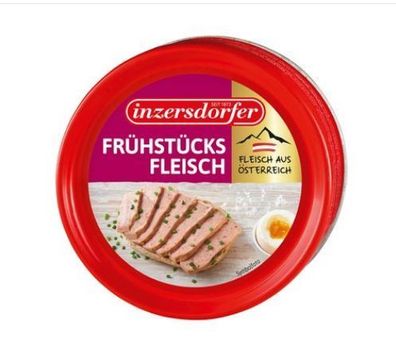 Inzersdorfer Frühstücksfleisch aus frischem Rind- und Schweinefleisch 125g