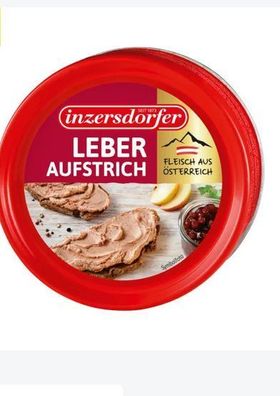 Inzersdorfer Leberaufstrich milde Leber fein und cremig 80g 5 Varianten