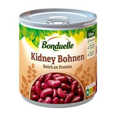 Kidney Bohnen verzehrfertig reich an Proteinen Bonduelle 310g 3 Varianten